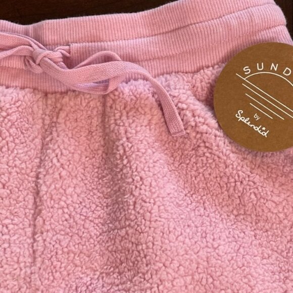 NWT Barbie Pink Sherpa Teddy Shorts Medium - Picture 5 of 6